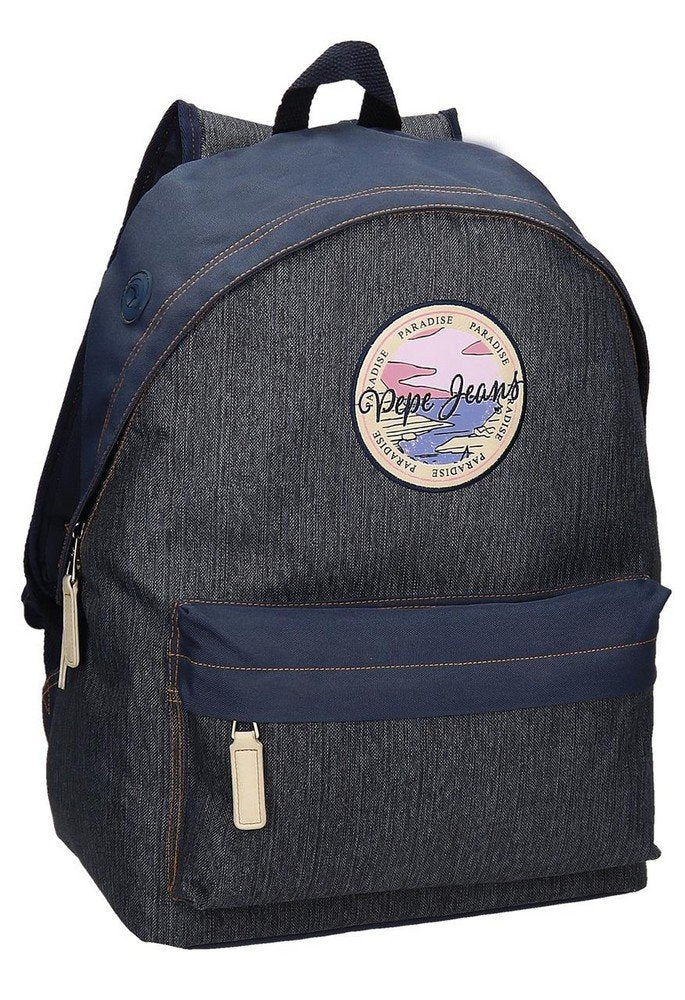 Pepe Jeans Yelena Rucksack Blau 31x42x17,5 cms Polyester 22.79L