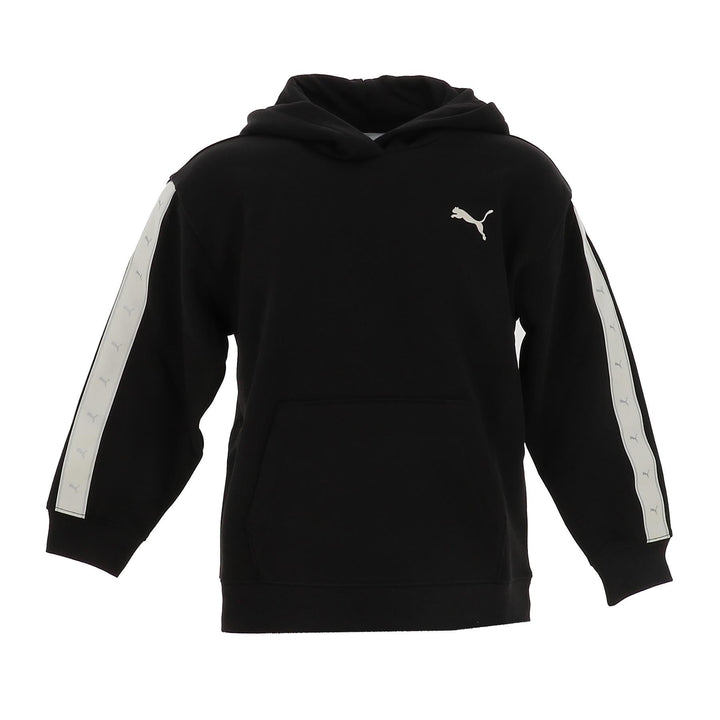 PUMA Mädchen ESS Tape Relaxed Hoodie FL G Sweatshirt (1er Pack) 152 Puma Schwarz, 152 Puma Schwarz