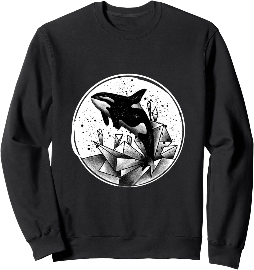 Killer Whale Orcas Sea Life Geschenk Sweatshirt