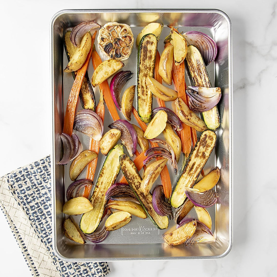 Nordic Ware Kuchenform aus natürlichem Aluminium Natural 17 x 12 High-Sided Sheet, Natural 17 x 12 H