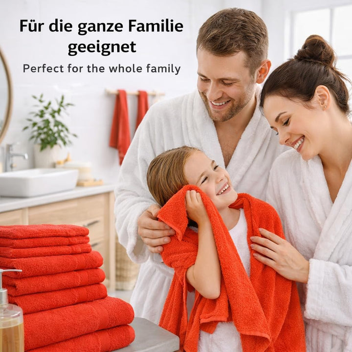 Betz Premium 10er Frottier Handtuch-Set - 2X Liegetücher - 4X Handtücher - 2X Gästetücher - 2X Wasch