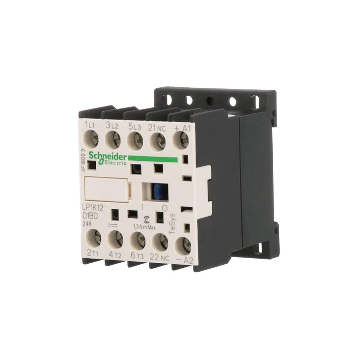 Schneider Electric LP1K1201BD Leistungsschütz, 3p, 5,5kW/400V/AC3, 12A, 24V DC, 24 V