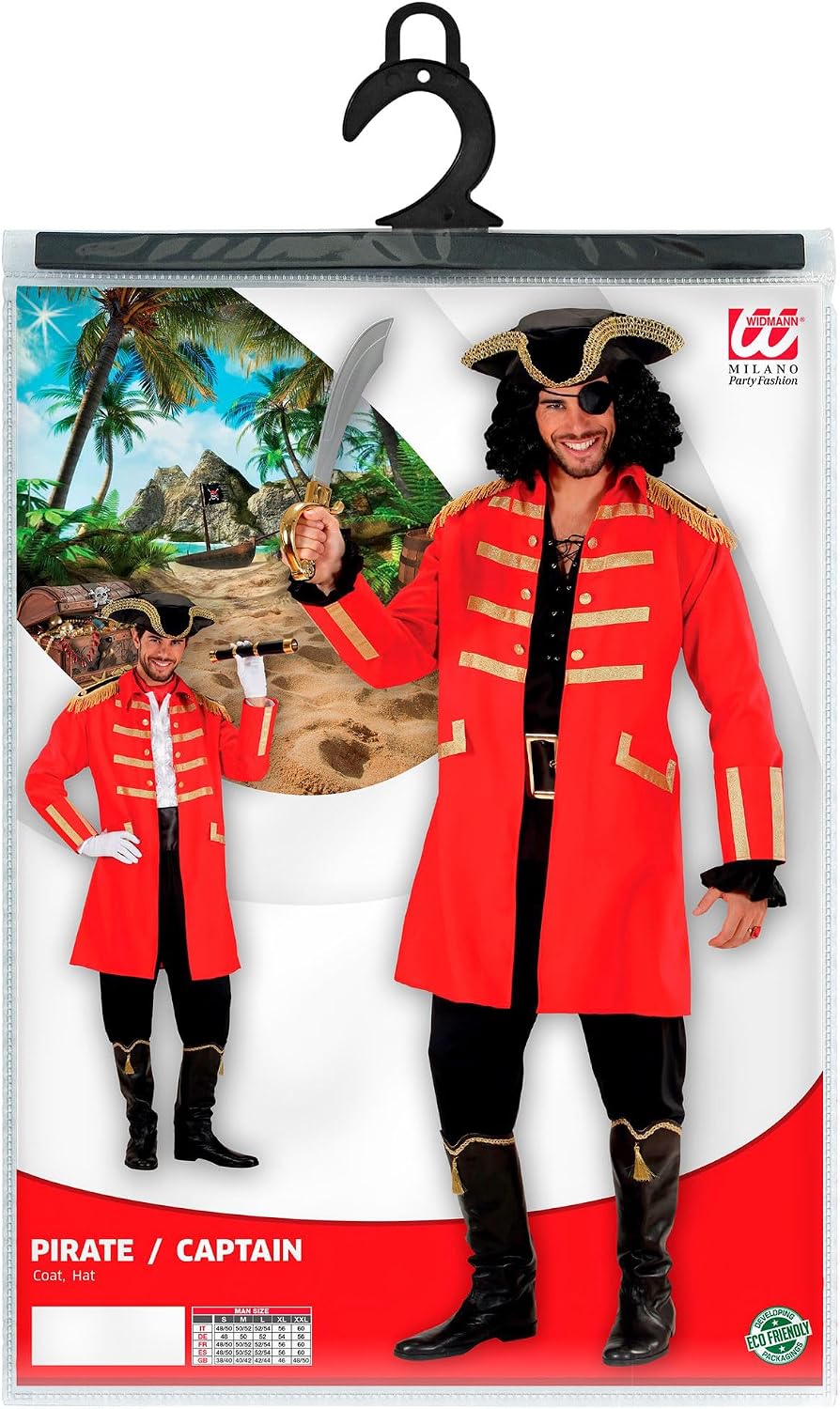 WIDMANN 89273 SOLO GIACCA UOMO PIRATA L ROSSO 