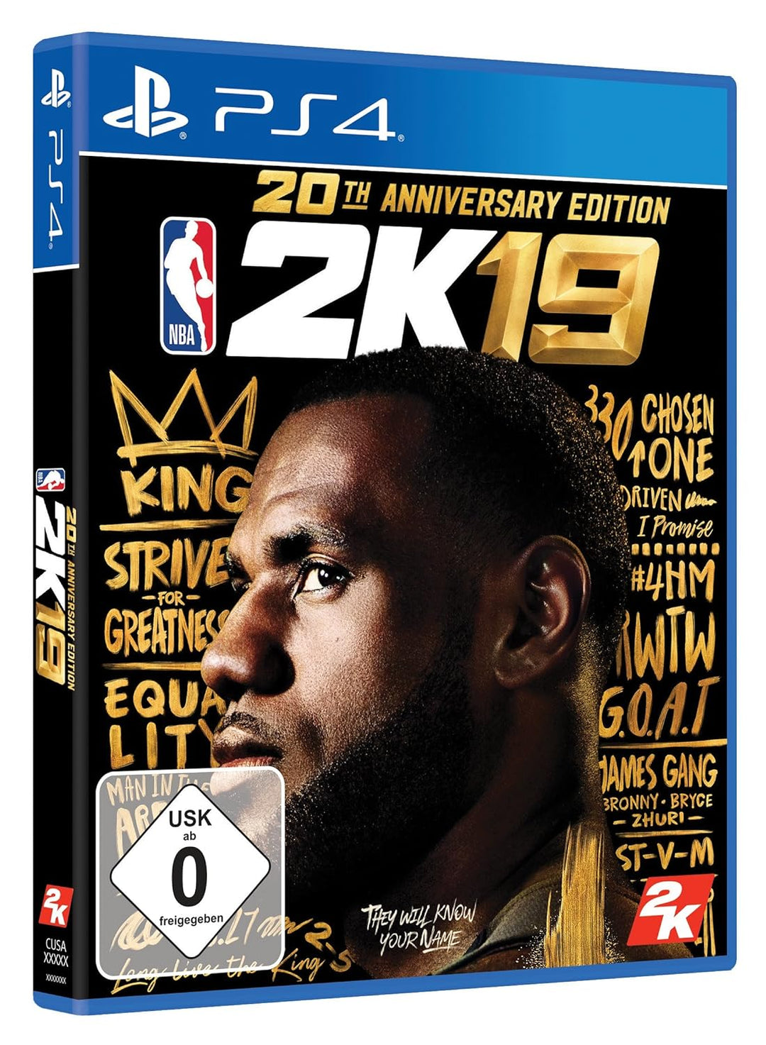 NBA 2K19 - 20th Anniversary Edition PlayStation 4 Anniversary Edition Disk, PlayStation 4 Anniversar