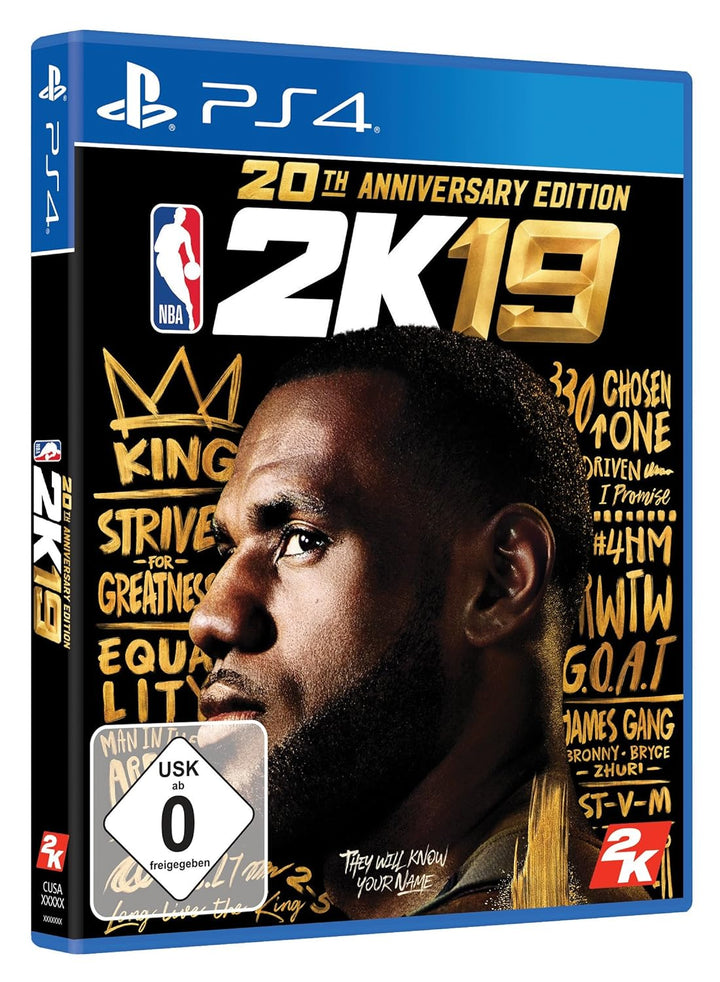 NBA 2K19 - 20th Anniversary Edition PlayStation 4 Anniversary Edition Disk, PlayStation 4 Anniversar