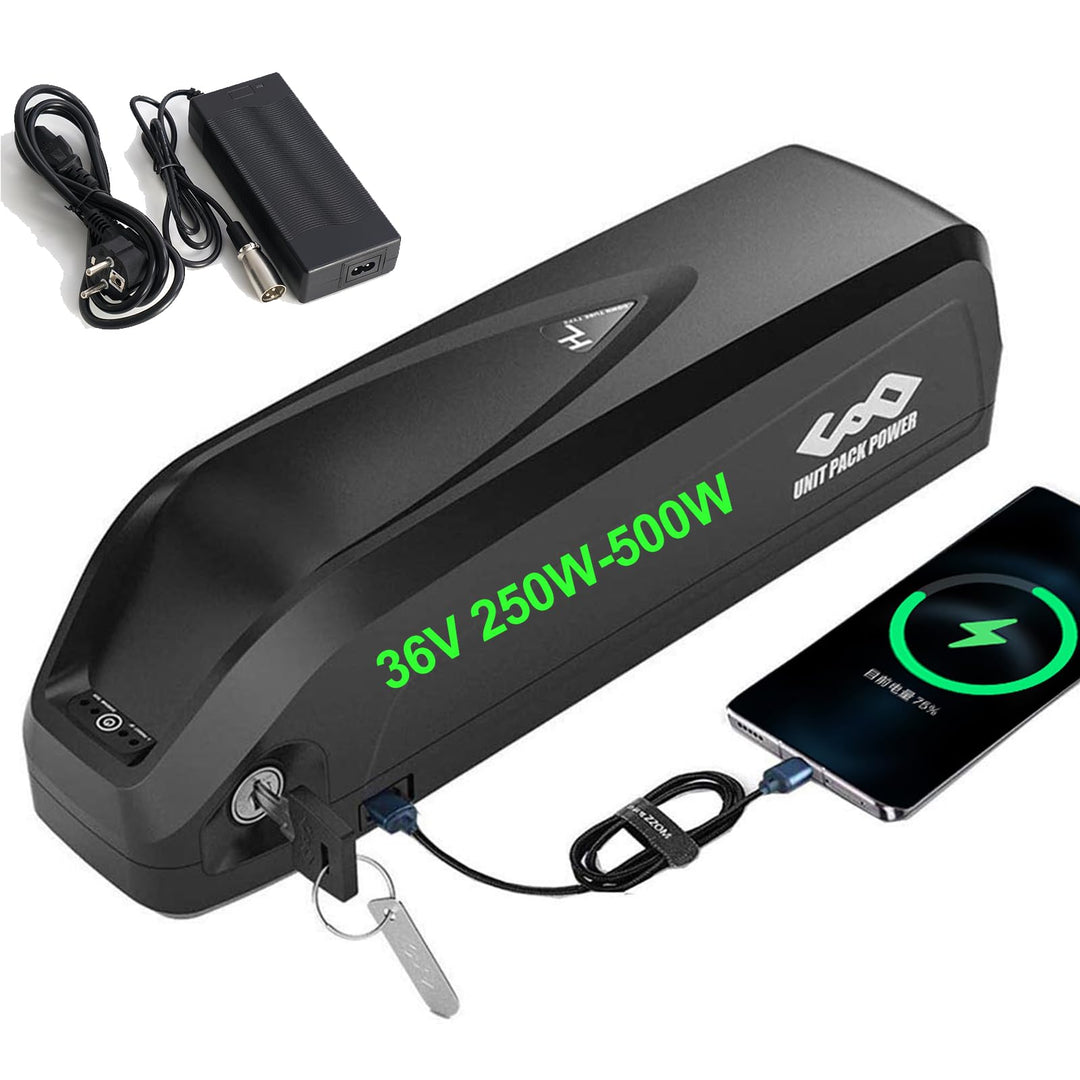 Unit Pack Power(A Grade-Zelle) 36V 48V 52V Ebike Akku 13-20Ah - Ebike Batterie passt für 1000W / 750
