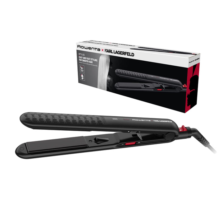 Rowenta Optiliss Ionic SF323L Glätteisen mit Keramikbeschichtung für weiches Haar, 10 Temperaturen b