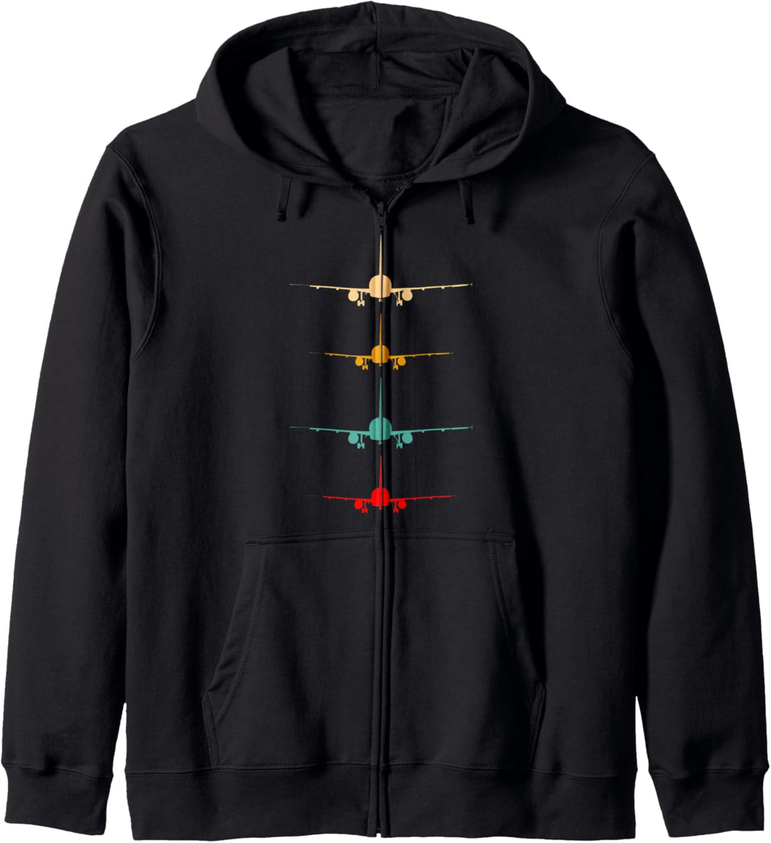 Vintage Flugzeuge Grafik Geschenk für Pilot Flugzeug Kapuzenjacke