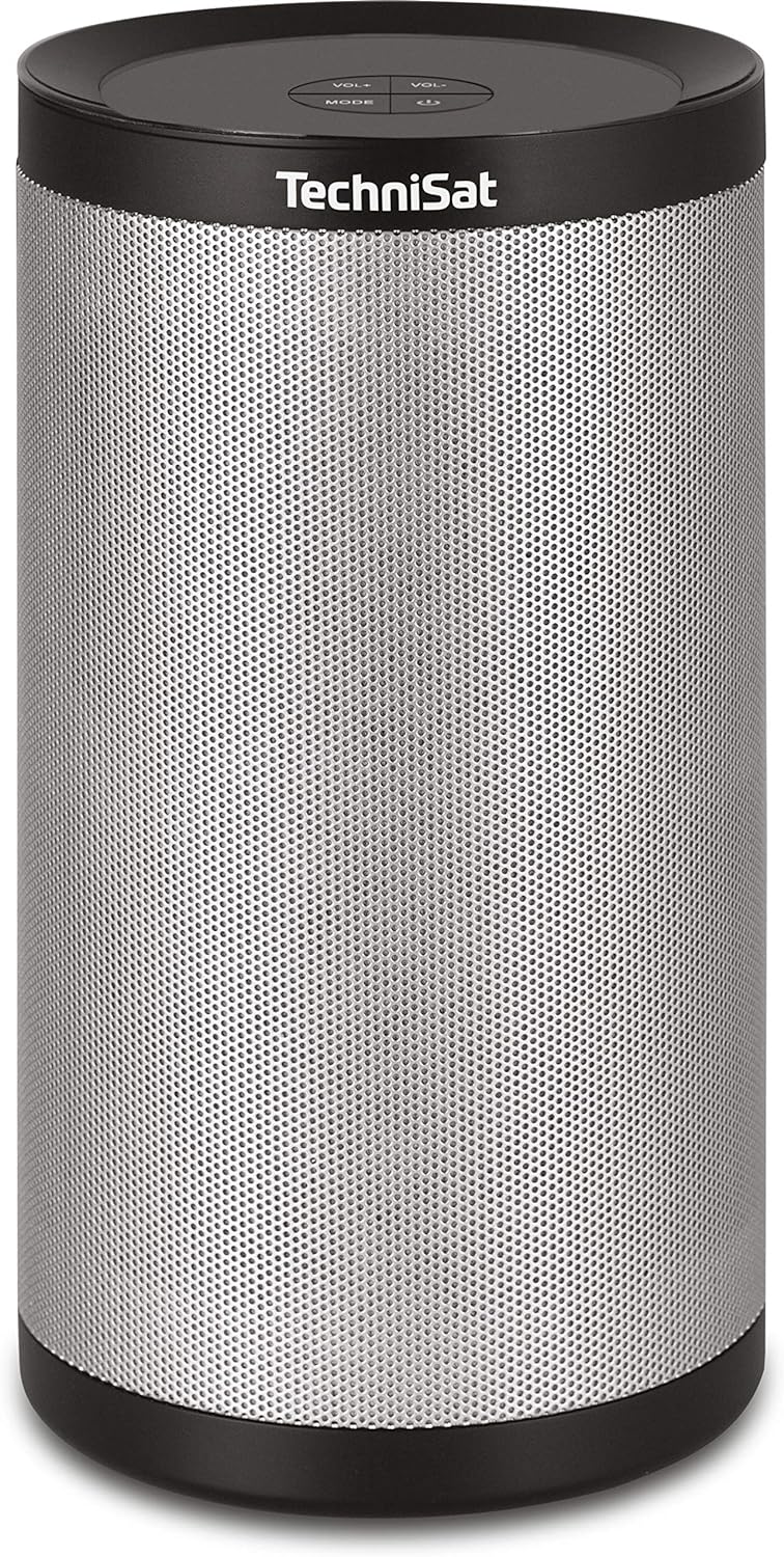TechniSat TECHNISOUND MR2 Multiroom Lautsprecher (mit Audiostreaming, Internetradio, 2 x 10 Watt Wir