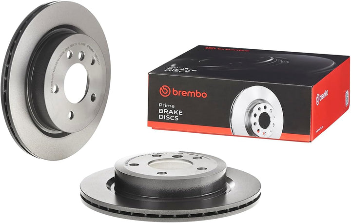 Brembo 09.R121.11 Hintere Bremsscheibe mit UV Lackierung, Anzahl 2
