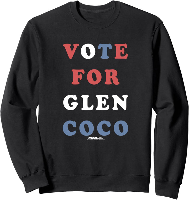 Böse Mädchen stimmen für Coco Red White And Blue Sweatshirt