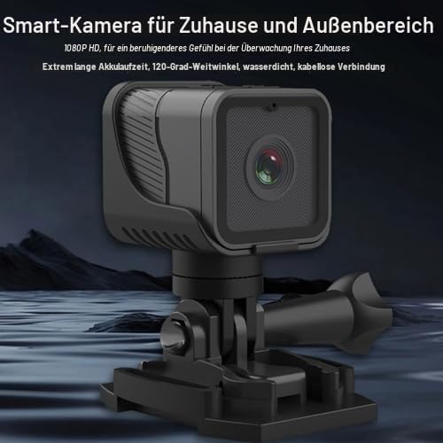Fahrrad-Lenker-Kamera, wasserdicht, 1080P, Sportkamera für den Aussenbereich, WLAN, Anti-Shake, Weit