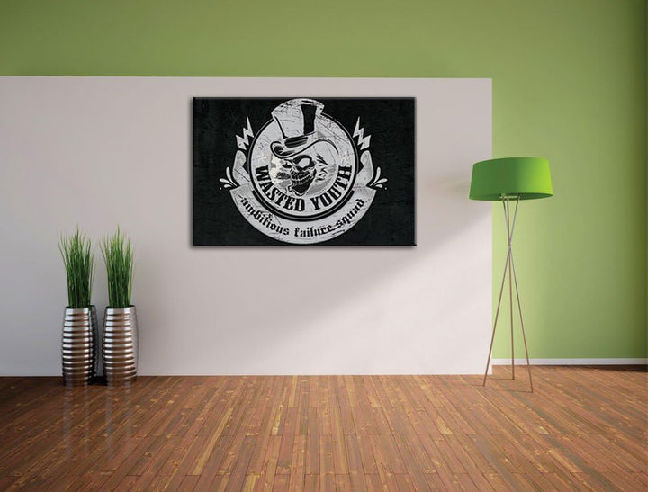 Ambitious-failure squad Black Format: 120x80auf Leinwand, XXL riesige Bilder fertig gerahmt mit Keil
