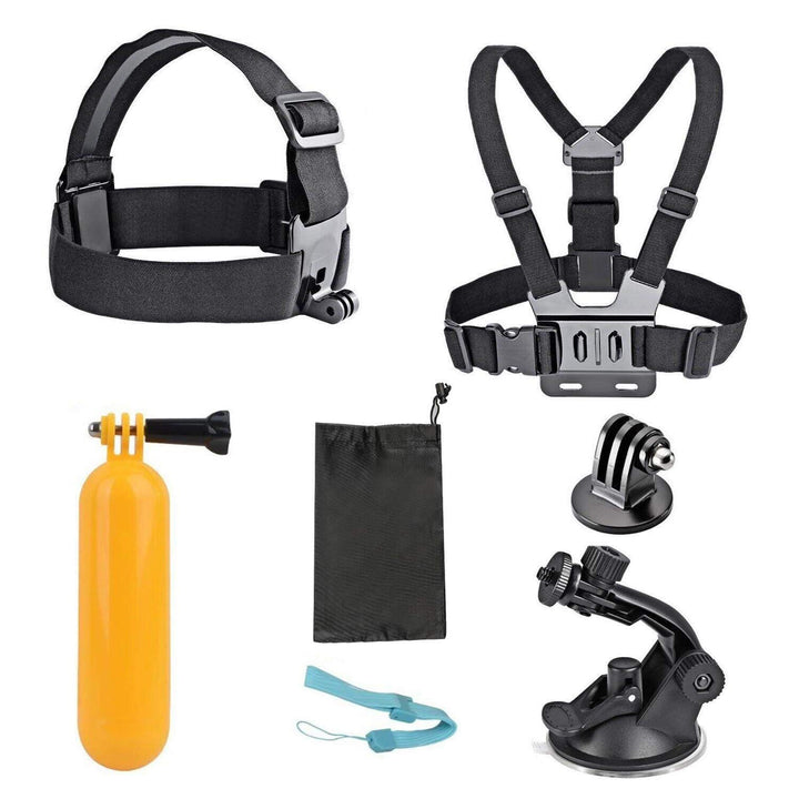 AKASO 7 in 1 Outdoor Sports Action Kamera Zubehör Mount Kit für EK7000/EK7000 Pro/Brave 7 LE/Brave 4
