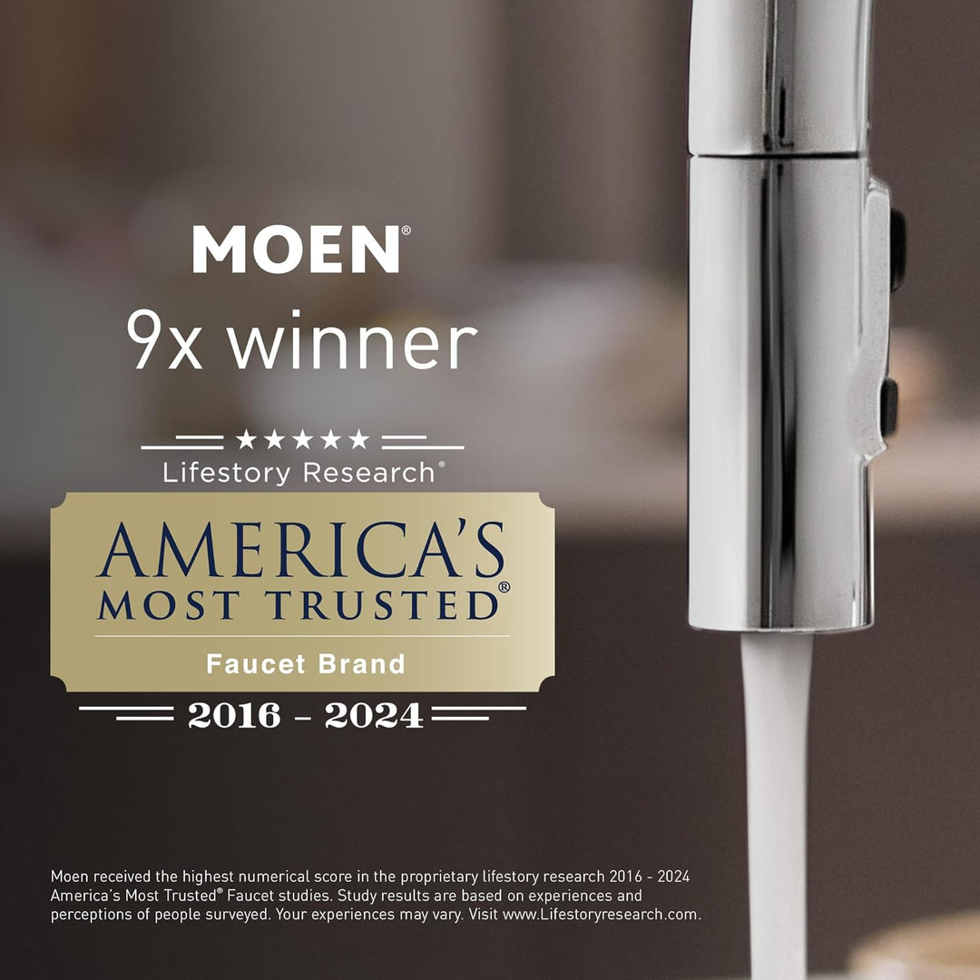 Moen at2099 Accent Kit für Single Griff-Badewanne und Dusche Wasserhahn, Chrom Chrome, Chrome