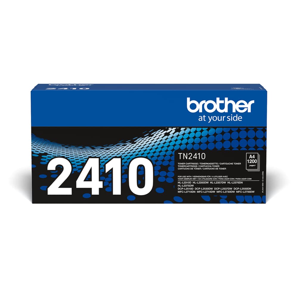 Brother Original TN-2410 Tonerkartusche Schwarz für 1.200 Seiten Single, Single