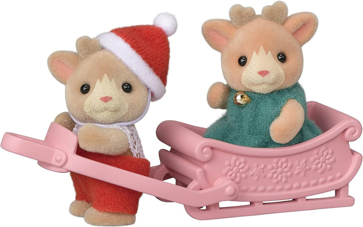 Sylvanian Families 5692 Rentier Familie - Figuren für Puppenhaus