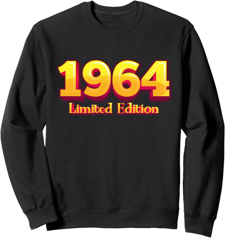 60. Geburtstag Mann Frau 60 Jahre 1964 Deko Lustig Geschen Sweatshirt