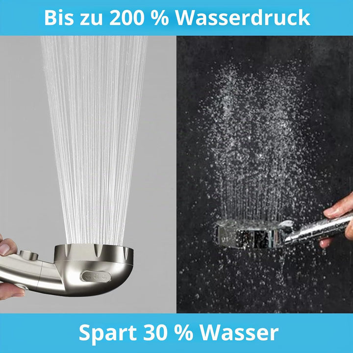 RV Duschbrause mit Schlauch und Halterung, ein Duschkopf wassersparend mit selbstjustierbarer Halter