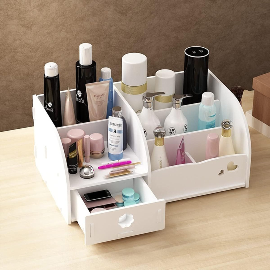 Make-up Organizer mit Schubladen, Make-up Lagerung Kosmetische Schminktisch Organizer Make-up Box mi