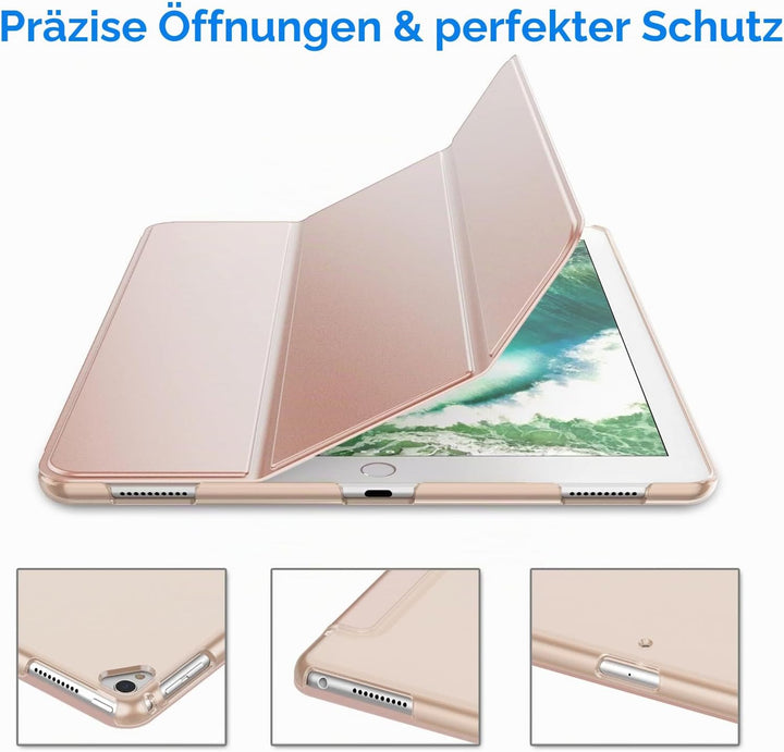 JETech Hülle für iPad Pro 12,9 (1. und 2. Generation, Modell 2015 und 2017), Schutzhülle mit Auto Sc