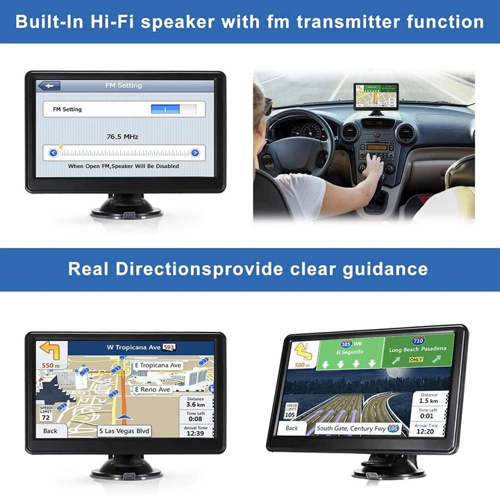 Navigationsgeräte für Auto,GPS LKW Navigationsgeräte,Camper Navigationssystem,7 Zoll Navi für Auto 2