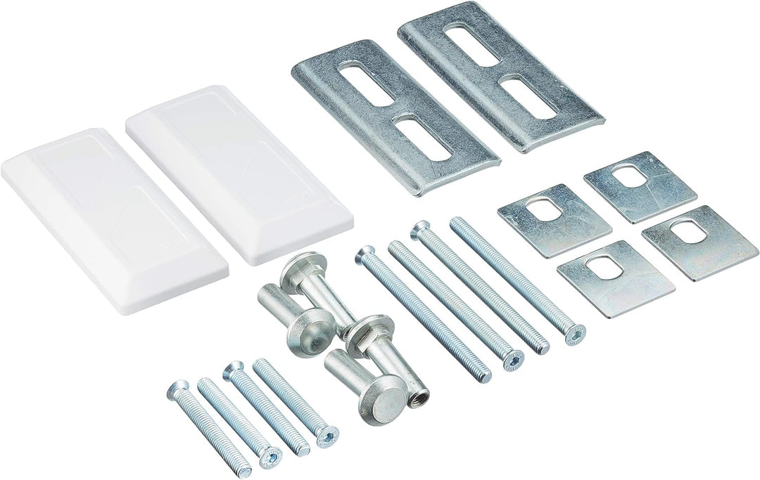 ABUS Befestigungs-Set PA1018, für Panzerriegel, weiss, 10660, Weiss