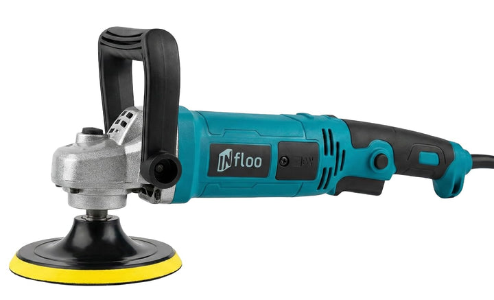 Rotations Poliermaschine 1580W – Auto Polierer 125mm, 500–3300 U/min, Drehzahlregelung, Poliermaschi