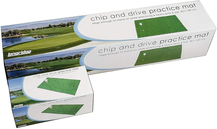 Longridge Deluxe Golf Practice Mat 1x2 Inch grün - grün, 1x2 Inch grün - grün