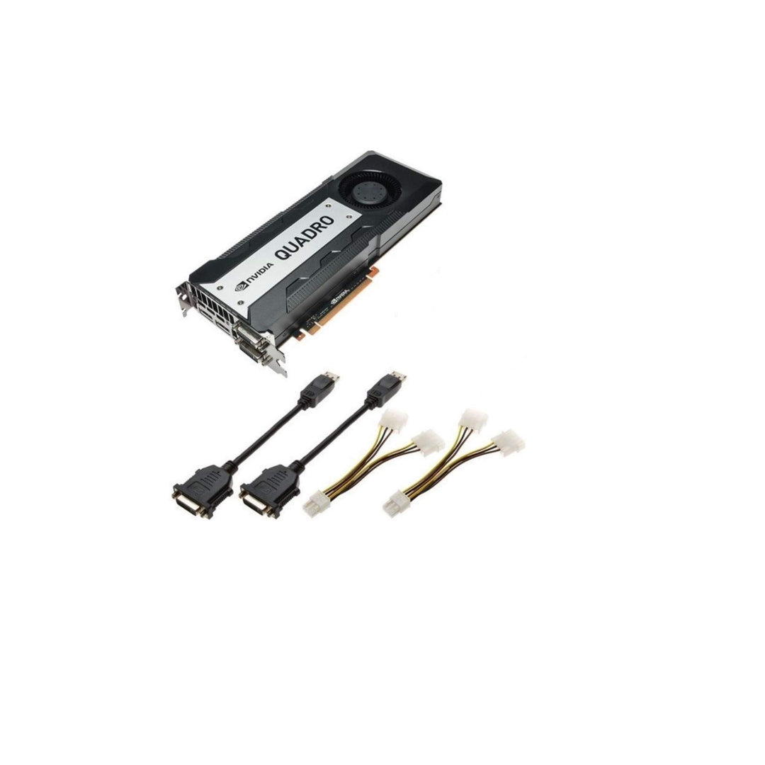 PNY NVIDIA Quadro K6000 professionelle Grafikkarte 12 GB GDDR5 PCI-Express 2 x DP + 2 x DVI + Stereo