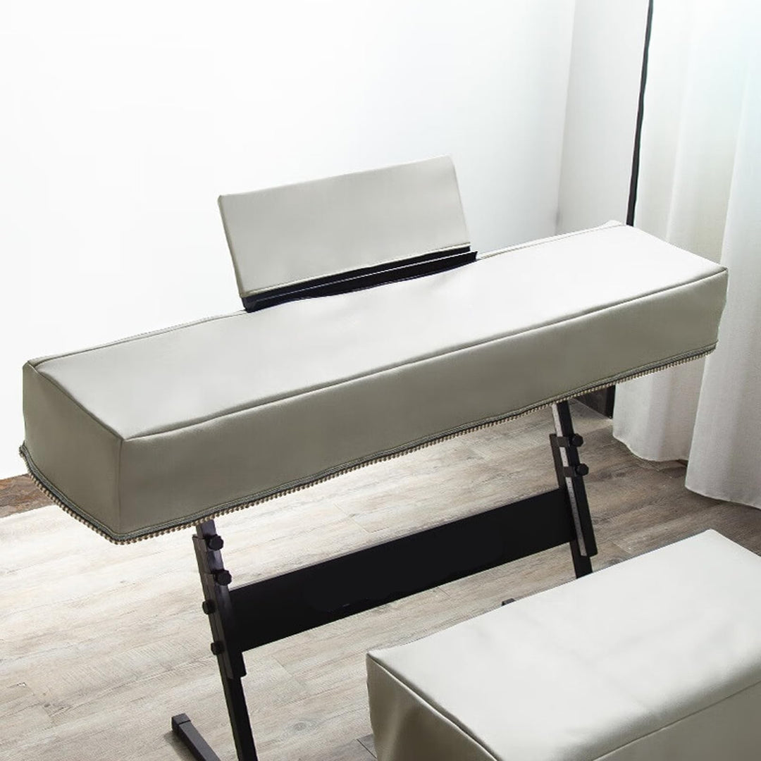 Cutfouwe Staubschutz für Klaviertastatur 88-Tasten Klavier Abdeckung E-Piano Tastaturabdeckung Tuch