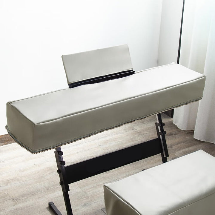 Cutfouwe Staubschutz für Klaviertastatur 88-Tasten Klavier Abdeckung E-Piano Tastaturabdeckung Tuch