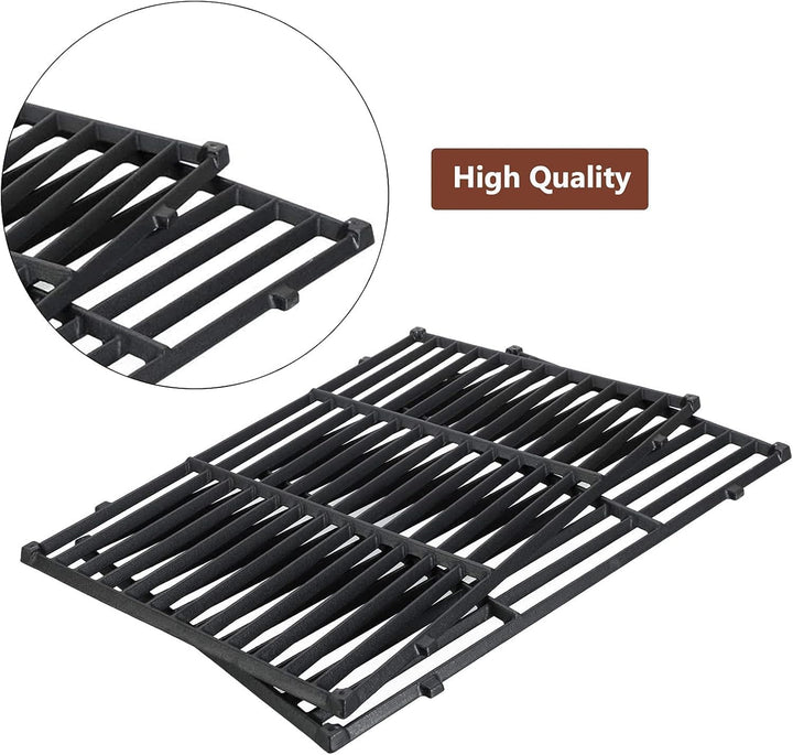 Denmay 7524 49,5 x 32,8cm Gusseisen Grillrost für Weber Genesis E-310/ E-320/ E-330, S-310/ S-320/ S