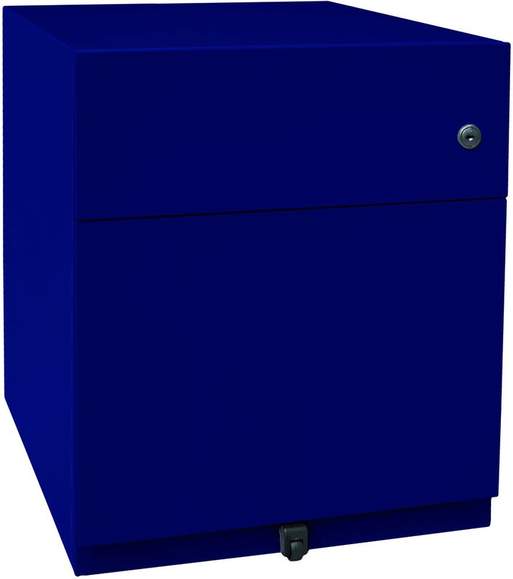 BISLEY Rollcontainer Note mit Griffleiste, 1 Universalschublade, 1 HR-Schublade, Metall, 639 Oxfordb