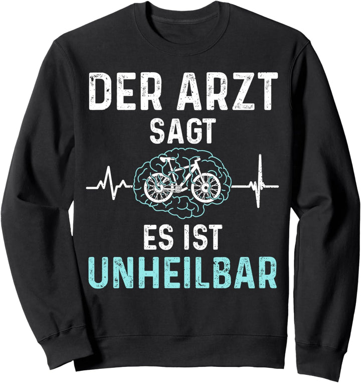 Röntgenbild: Der Arzt Sagt Es Ist Unheil - Fahrrad Sweatshirt