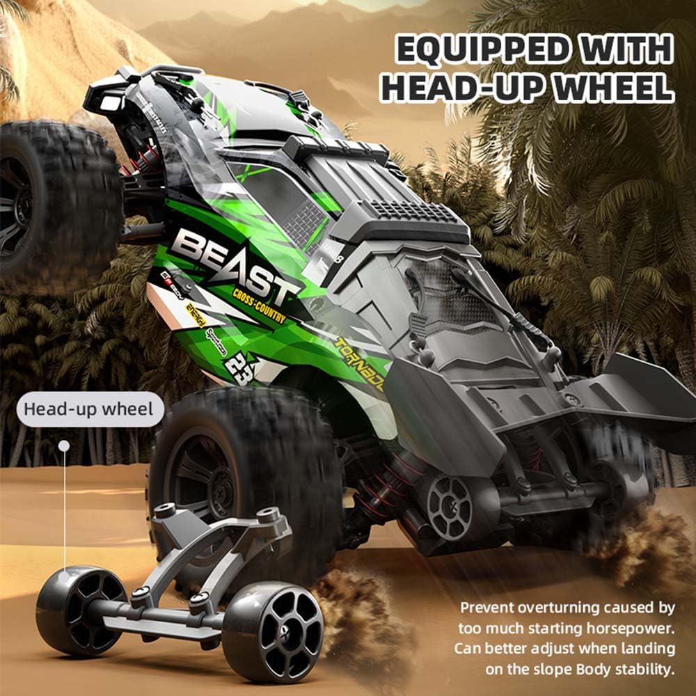 X-Verse SG118MAX 1:18 Ferngesteuertes Auto, 60KM/H RC Hohe Geschwindigkeit Wasserdichtes Offroad mit