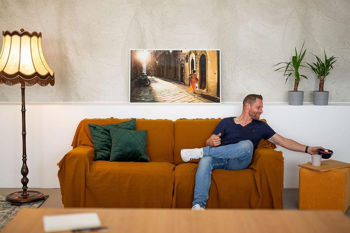 WANDURLAUB - Dein Bild auf Acryl - XXL Bild - 100x60 cm Acrylglas mit eigenem Foto bedrucken - hochw