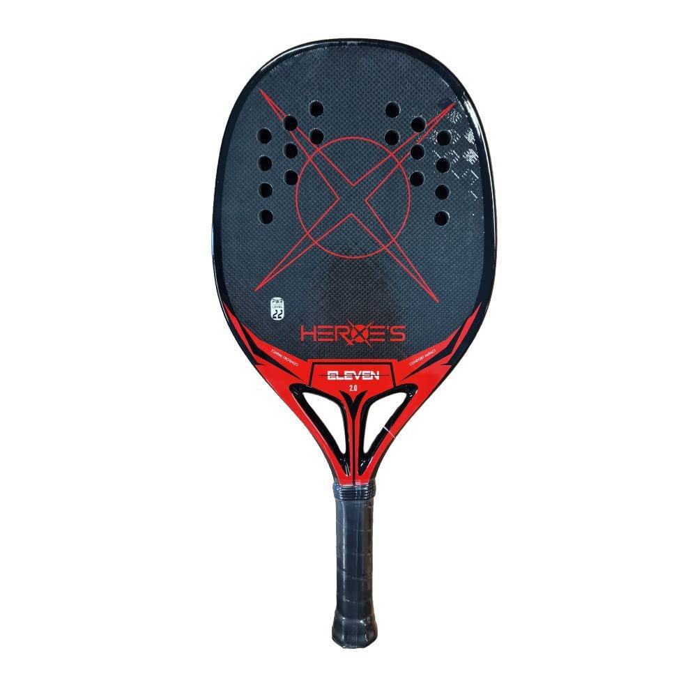 Heroe's Beach Tennis Racket Eleven Black 2.0 2023