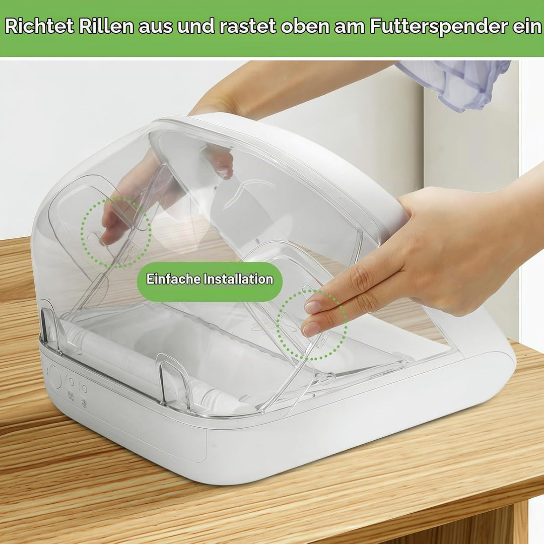 Abdeckung Schutzhülle für Mikrochip-Futterautomat für Haustiere, Verhindert DASS andere Haustiere da