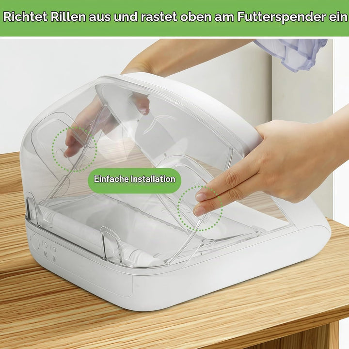 Abdeckung Schutzhülle für Mikrochip-Futterautomat für Haustiere, Verhindert DASS andere Haustiere da