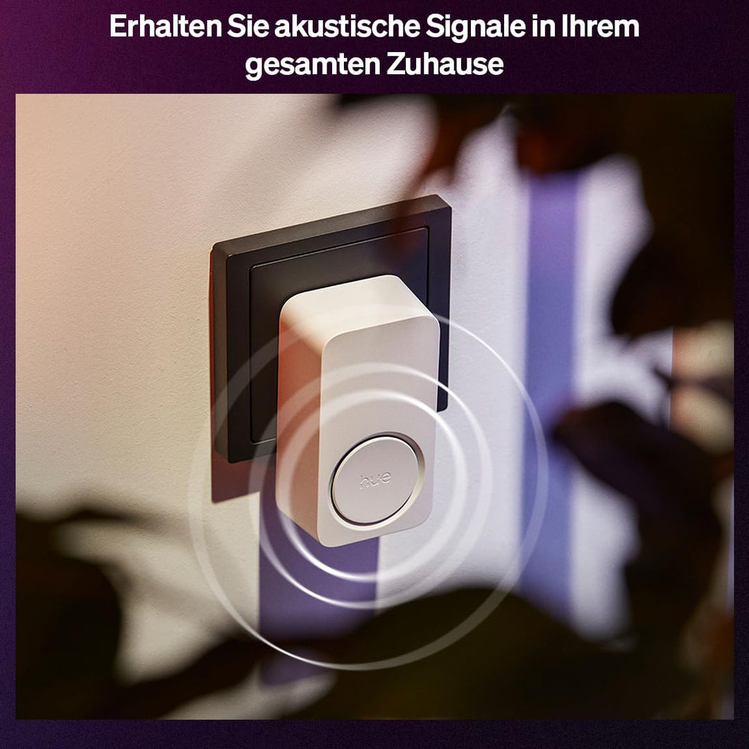 Philips Hue Secure kabelgebundene Video-Türklingel, 2K-Auflösung mit Weitwinkelansicht, Bewegungserk