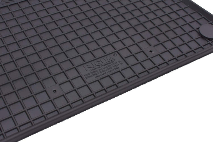 Passgenaue Kofferraumwanne und Gummifussmatten geeignet für Mercedes B-Klasse W247 ab 2019 + Gurtsch