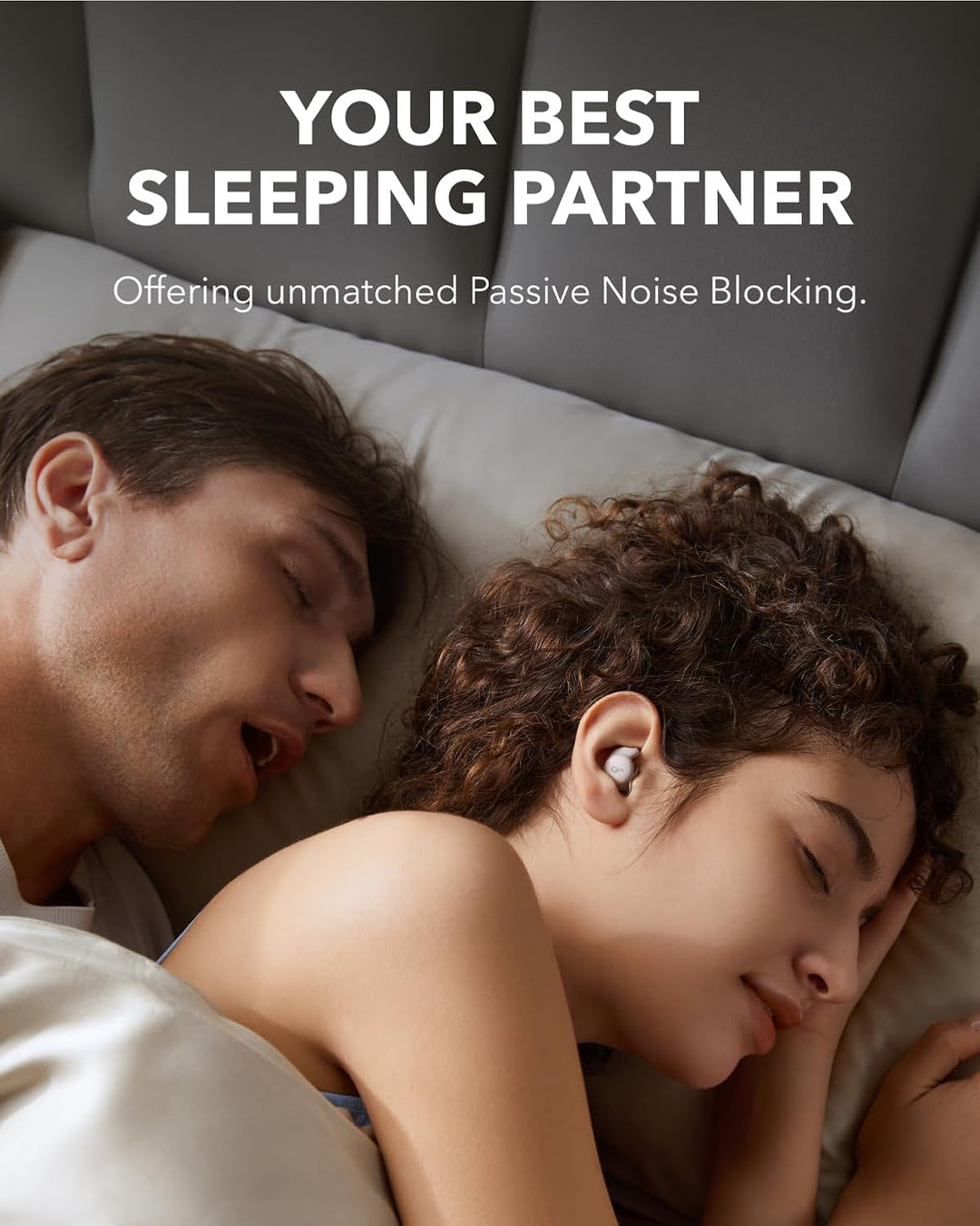 soundcore Schlafkopfhörer Sleep A20 Earbuds von Anker, Geräuschblockierung, Seitenschläfer, 80h Wied