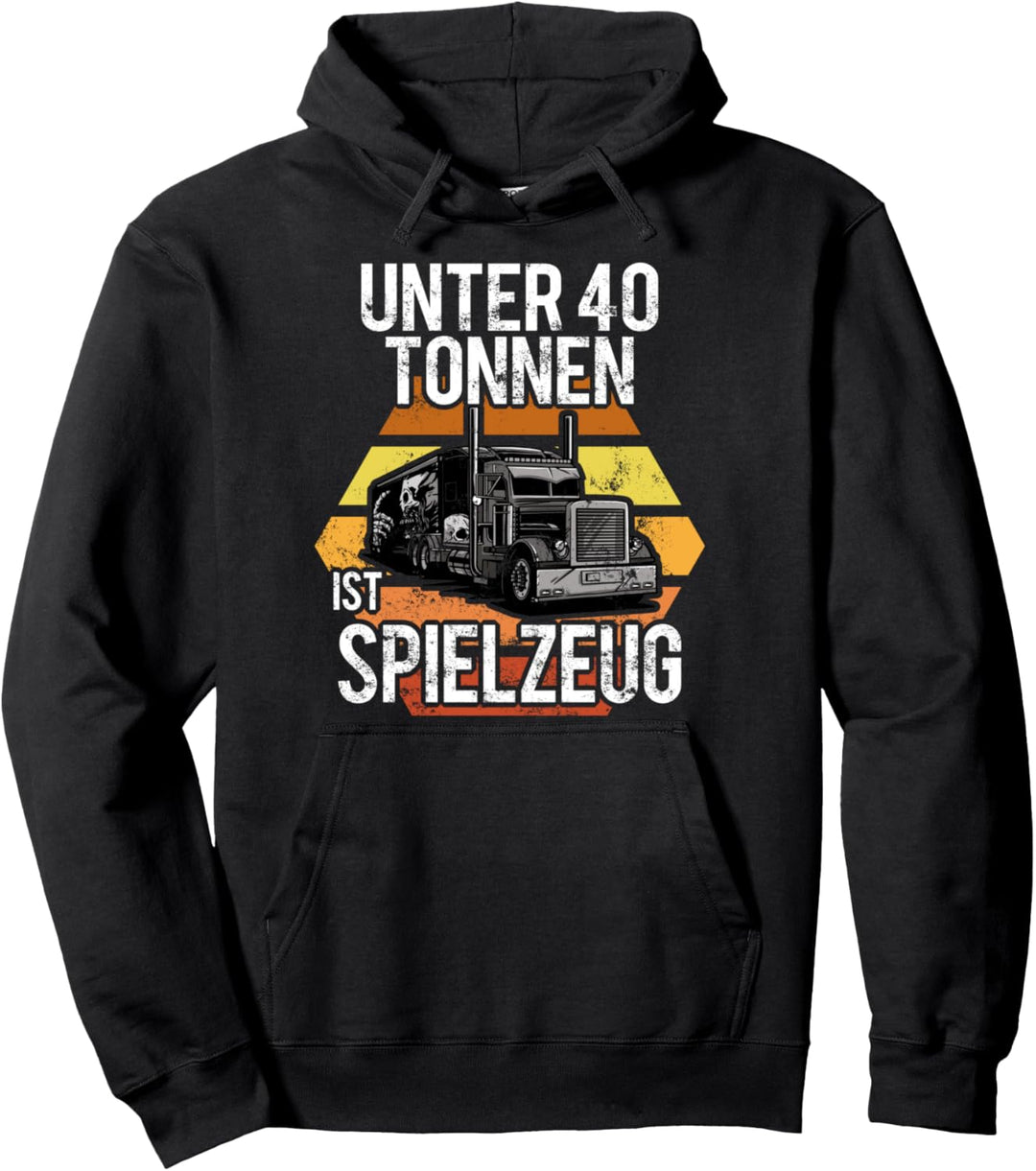 LKW Fahrer Vintage Lastkraftwagen Trucker Spruch Pullover Hoodie
