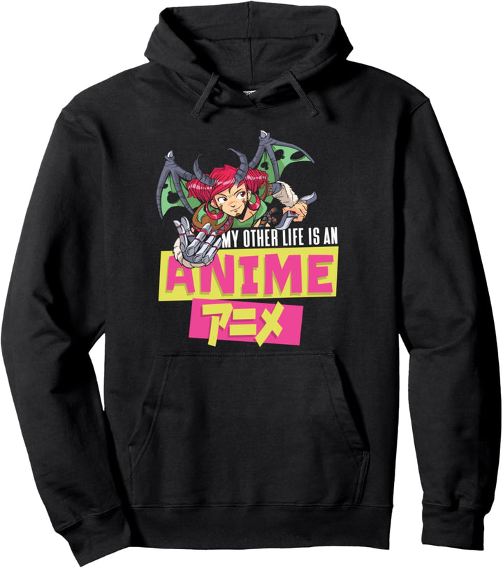 Anime Ästhetische Figur Japanisch Mein anderes Leben ist ein Pullover Hoodie