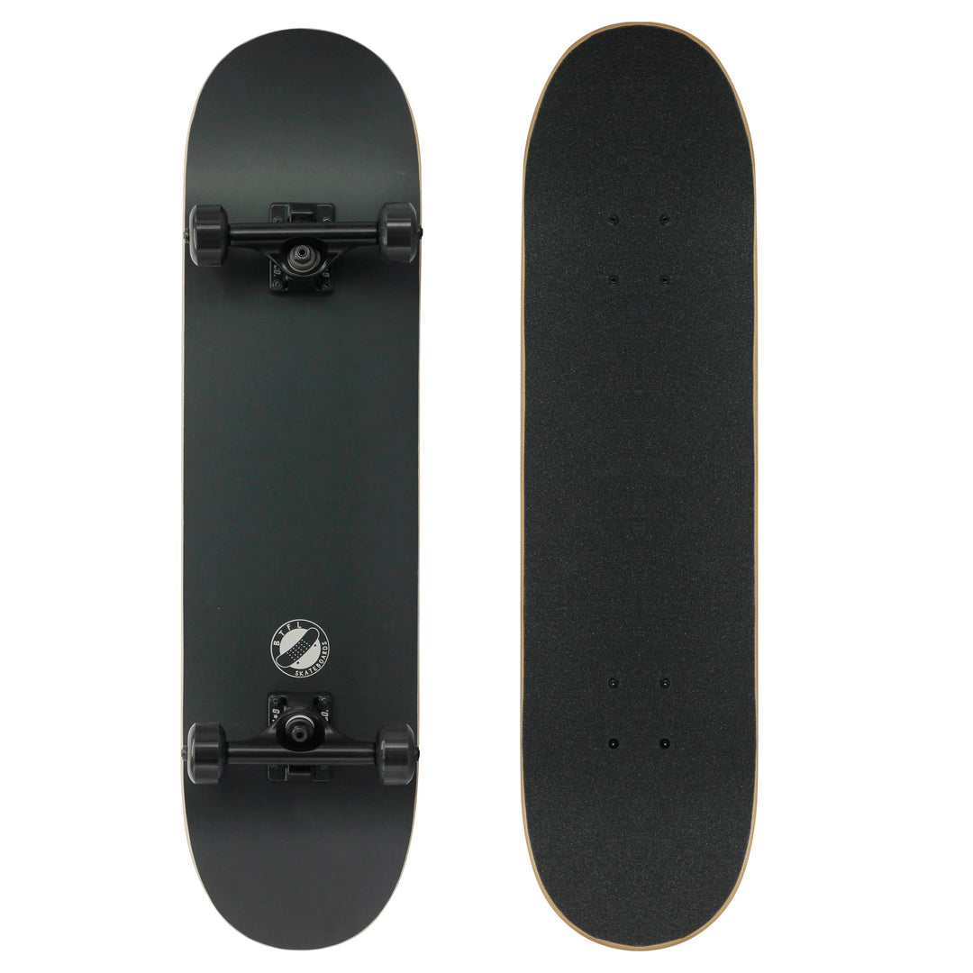 Komplett Skateboard von BTFL, ABEC 9 Kugellager, kanadischer Ahorn + Cooles Griptape, 8.125“ Board f