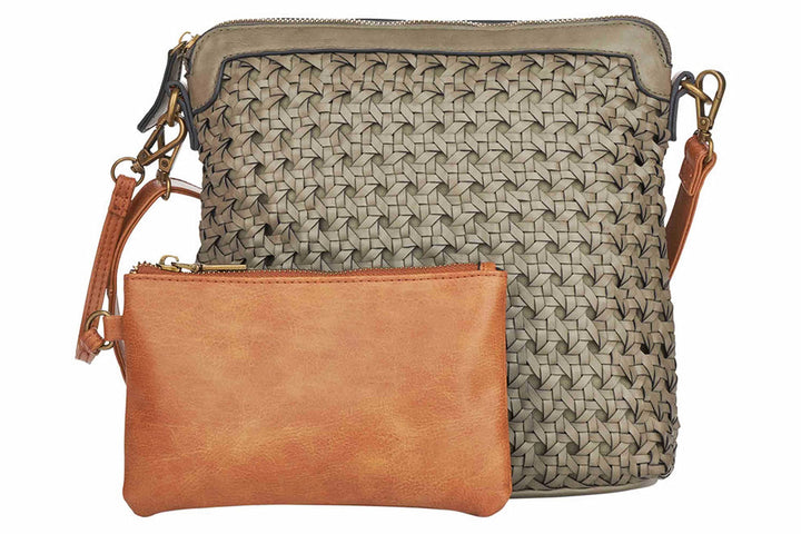 Remonte Damen Q0612 Handtasche S Olive/Cayenne / 54, S Olive/Cayenne / 54