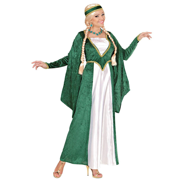 W WIDMANN MILANO Party Fashion - Kostüm Königin der Renaissance, aus Samt, Prinzessin, Burgfräulein,