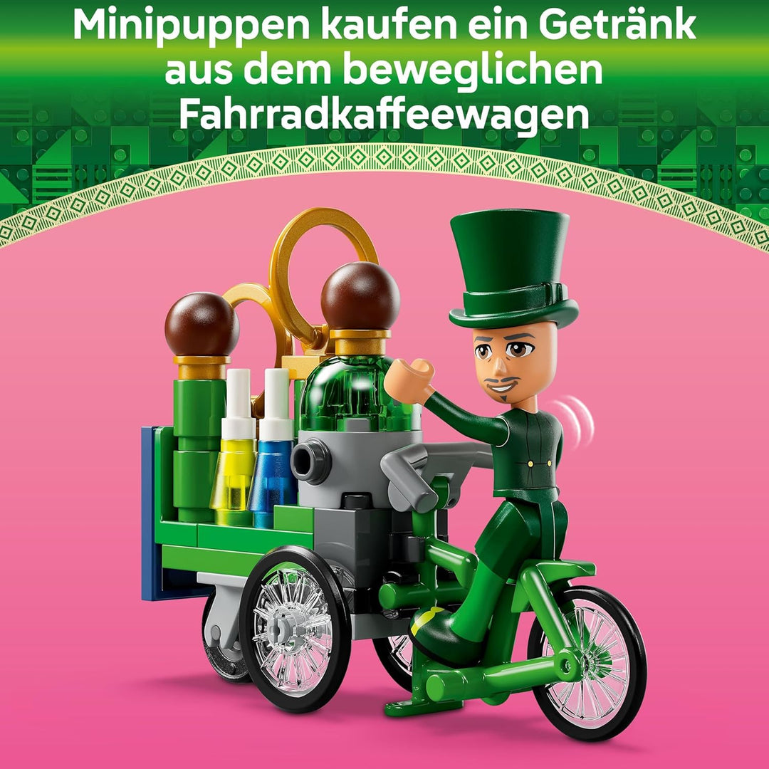 LEGO Wicked Willkommen in Emerald City, Spielzeug mit Turm, Glinda und Elphaba Mini-Puppen, Geschenk