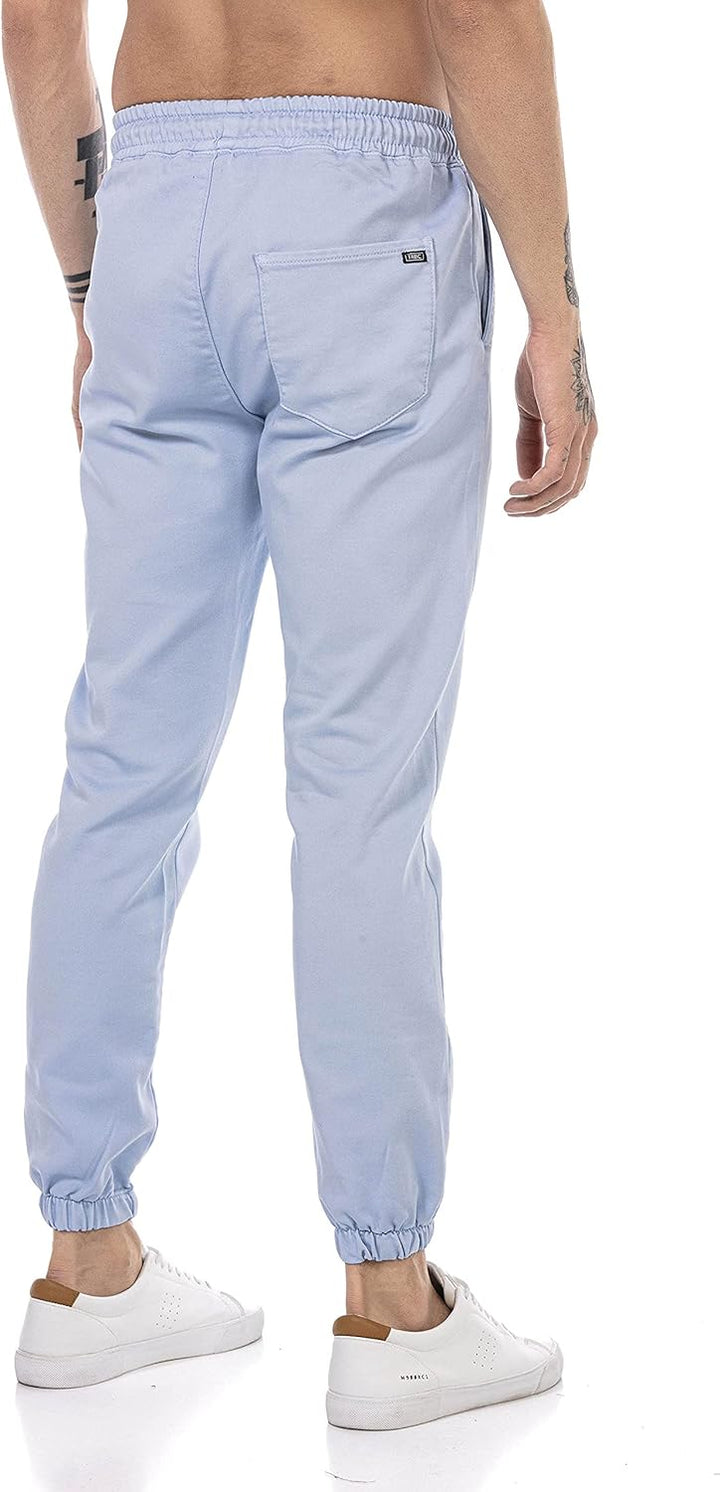 Redbridge Hose für Herren Freizeit-Hose Jogger Pants Chino L Hellblau, L Hellblau